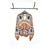 画像: SEVESKIG / Lustere Check Knit Cardigan