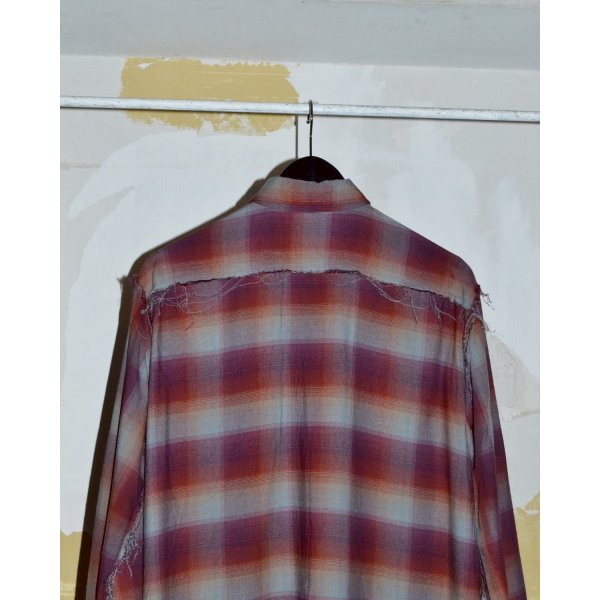 画像5: NOiSECRAFT / Long Sleeve Ombre Shirt 【NC-SHT】 (5)