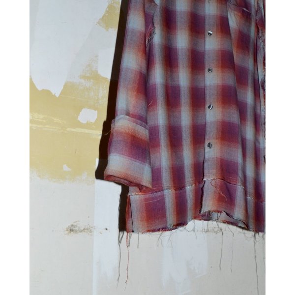 画像3: NOiSECRAFT / Long Sleeve Ombre Shirt 【NC-SHT】 (3)