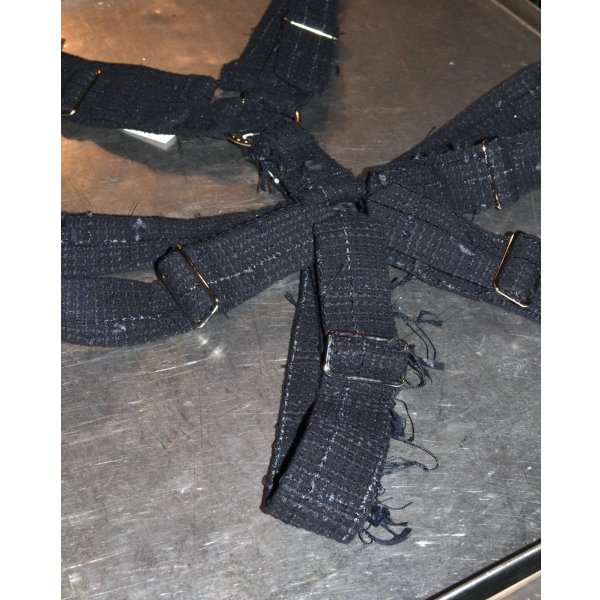 画像2: el conductorH / Ribbon Mixed Tweed Parachute Harness (2)
