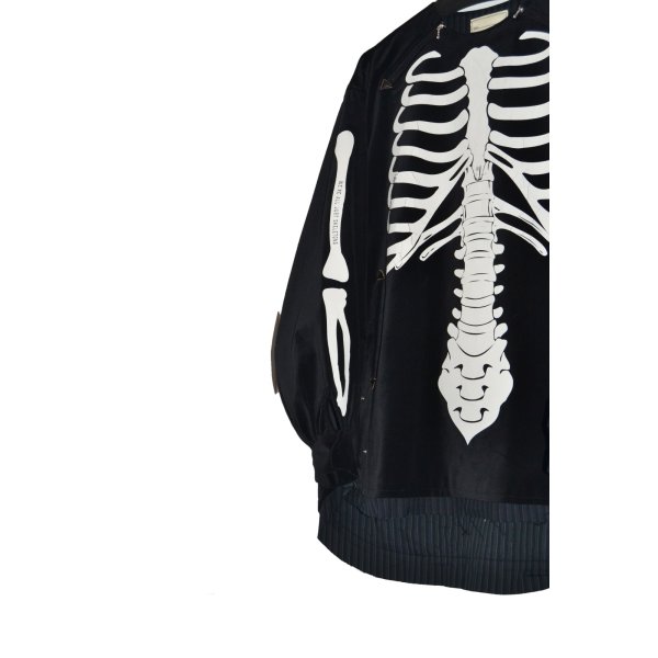 画像2: SEVESKIG / Bone Velvet Pullover Shirt (2)
