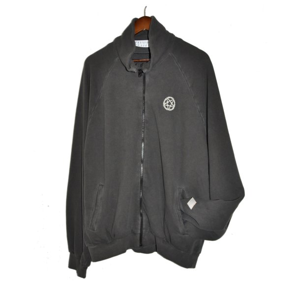画像4: el conductorH / Cotton Washed Full Zip Track JKT (Black) (4)