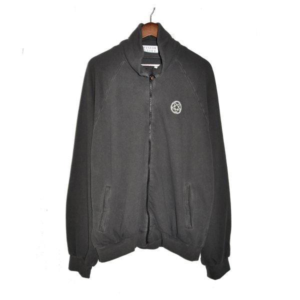 画像1: el conductorH / Cotton Washed Full Zip Track JKT (Black) (1)