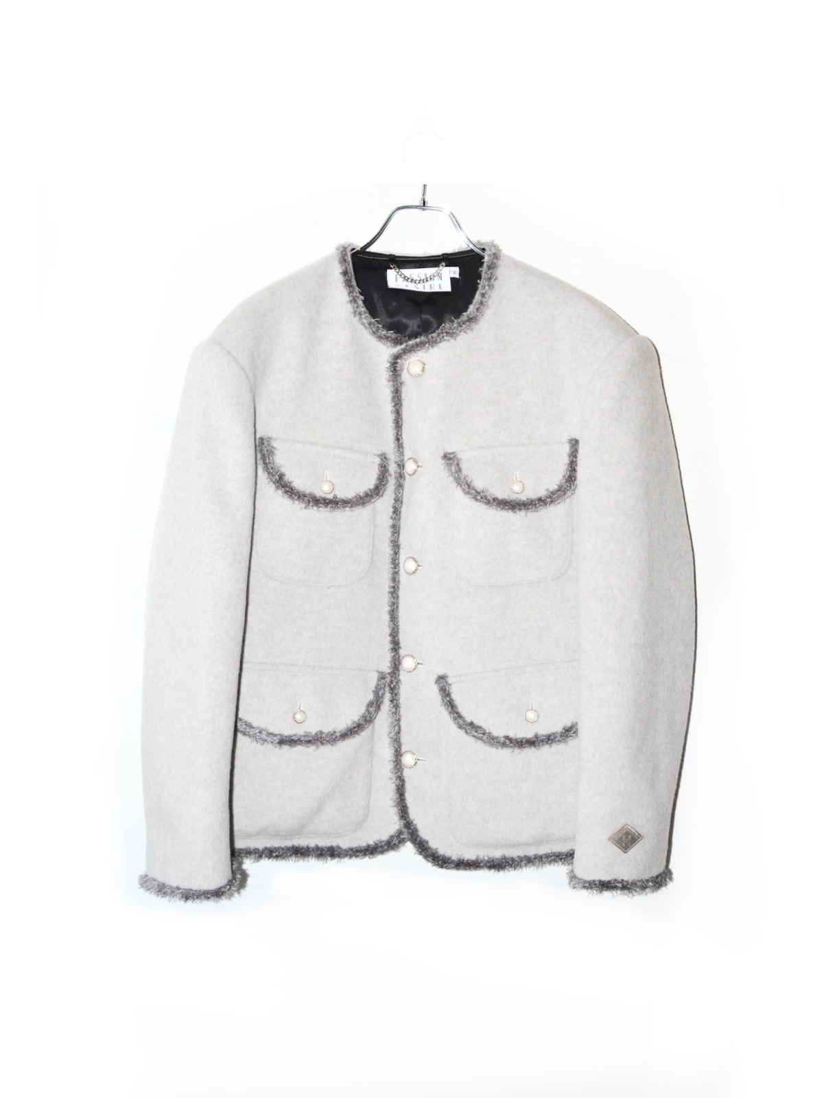 画像1: el conductorH / Shaggy No Collar 4Button JKT (1)